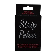 Strip Poker Playing Card Deck