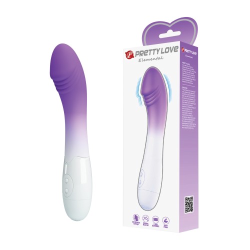 Pretty Love G-Spot Realistic Vibrator - Purple Ombre