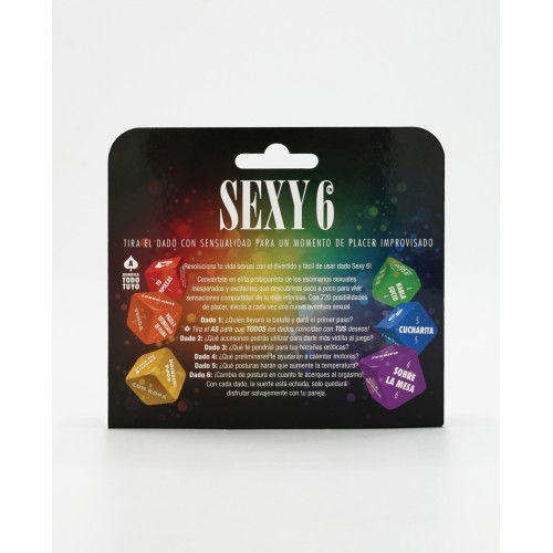 Juego Sexy 6 Dados Edición Orgullo