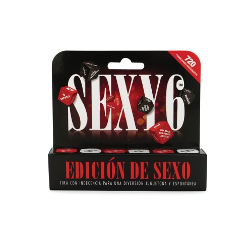 Sexy 6 Dice Game for Couples - Spanish