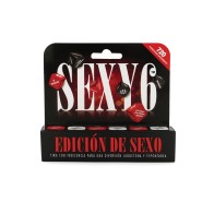 Sexy 6 Dice Game for Couples - Spanish