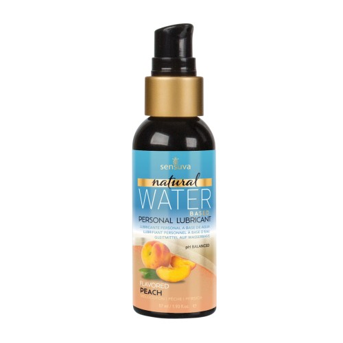 Hidratante Personal Natural a Base de Agua Sensuva - 2 oz Durazno Producto Hidratante