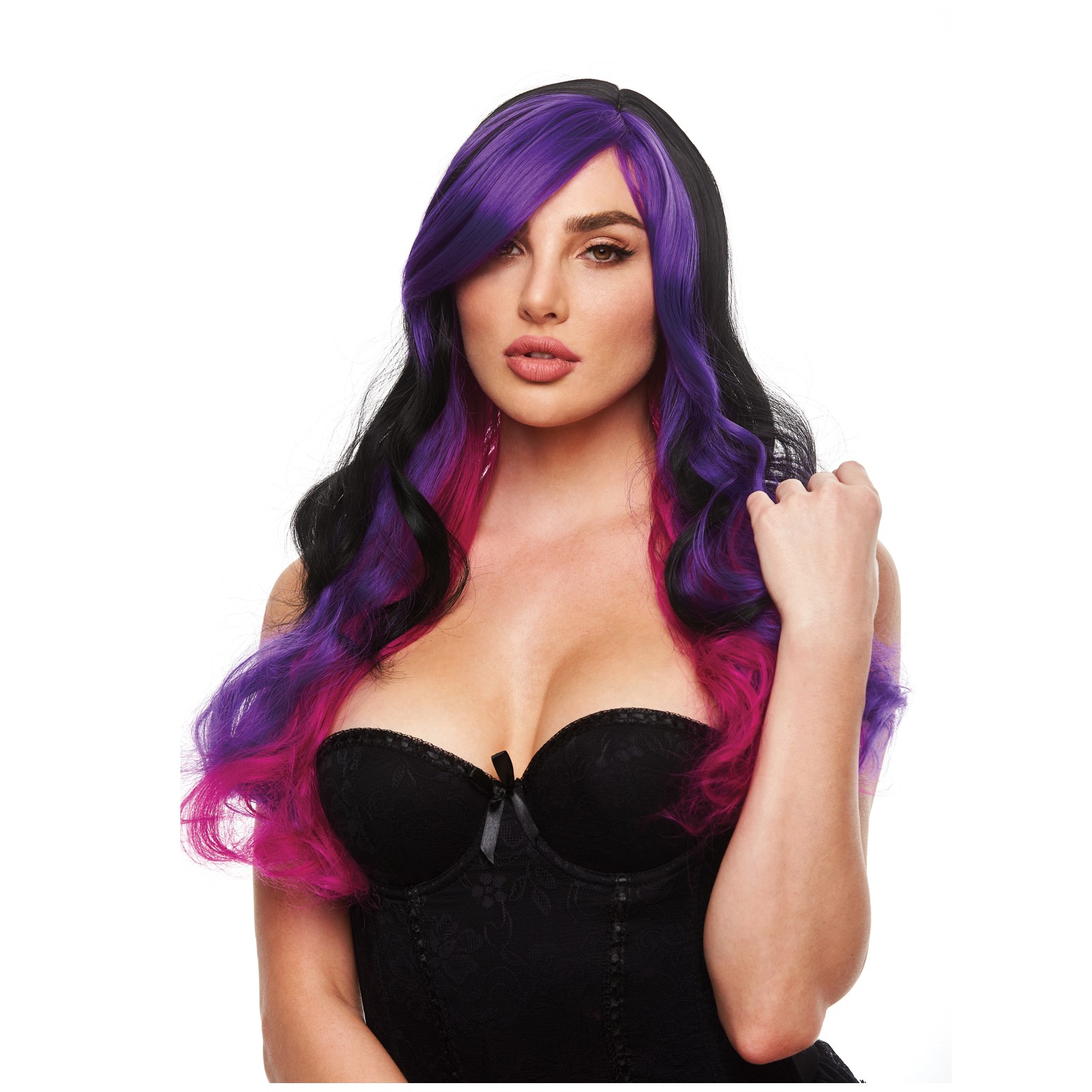 Pleasure Wigs Brandi Black Purple