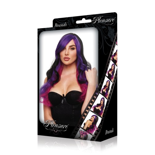 Pleasure Wigs Brandi Black Purple