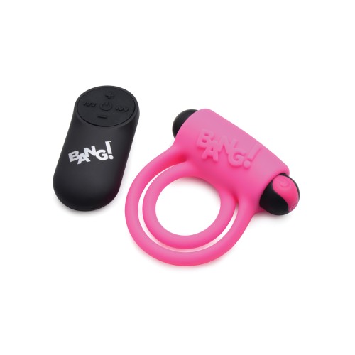 Anillo Vibrador Bang! con Control Remoto