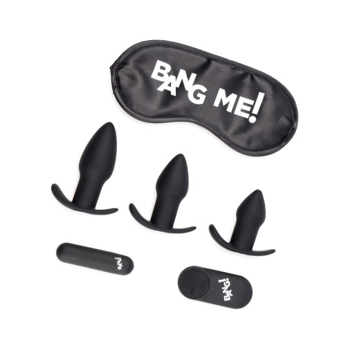 Kit de Vibrador Butt Plug Bang! Aventura Trasera - Juego Anal Definitivo