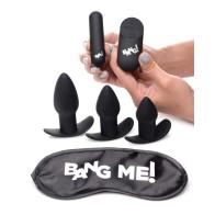 Kit de Vibrador Butt Plug Bang! Aventura Trasera - Juego Anal Definitivo