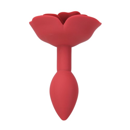 Lux Active Red Rose Anal Plug - Sensational Pleasure