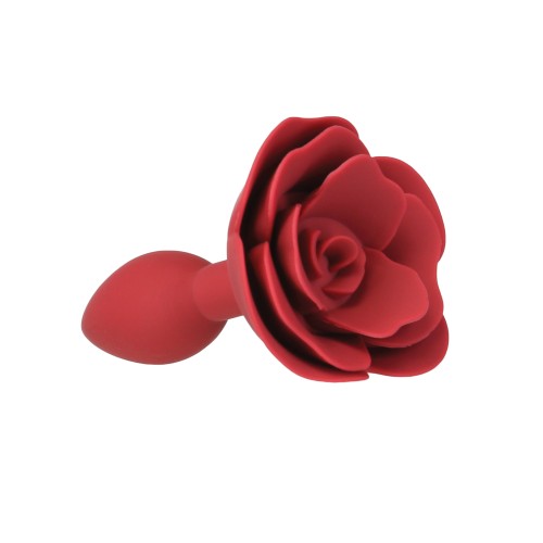 Lux Active Red Rose Anal Plug - Sensational Pleasure