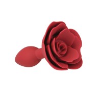 Lux Active Red Rose Anal Plug - Sensational Pleasure