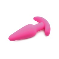 Bang 21X Vibrating Silicone Butt Plug with Remote Pink