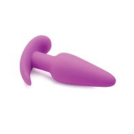 Bang! 21X Vibrating Silicone Butt Plug Remote Purple