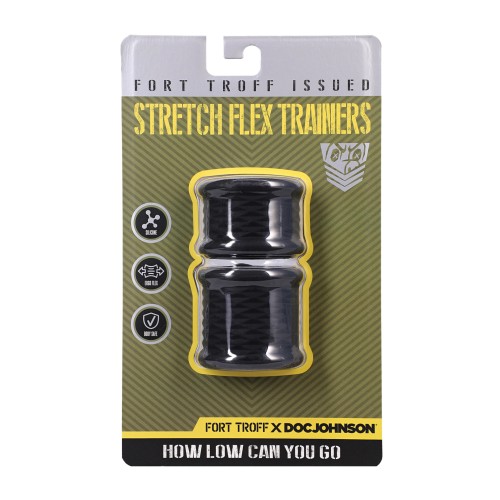 Kit de Entrenadores de Silicona para Escroto Fort Troff Negro