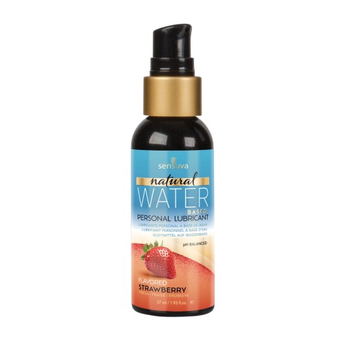 Sensuva Natural Water Based Personal Moisturizer - 1.93 oz Strawberry