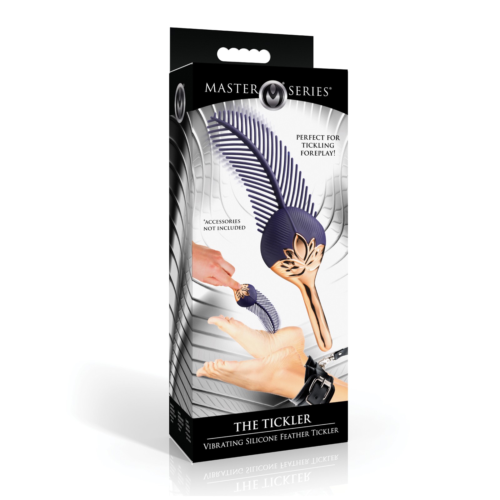 Master Series Vibrating Feather Tickler for Intense Sensation