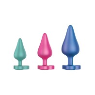 Kit de Butt Plug ROMP Luster Multicolor