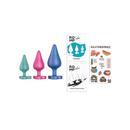 Kit de Butt Plug ROMP Luster Multicolor