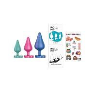 Kit de Butt Plug ROMP Luster Multicolor