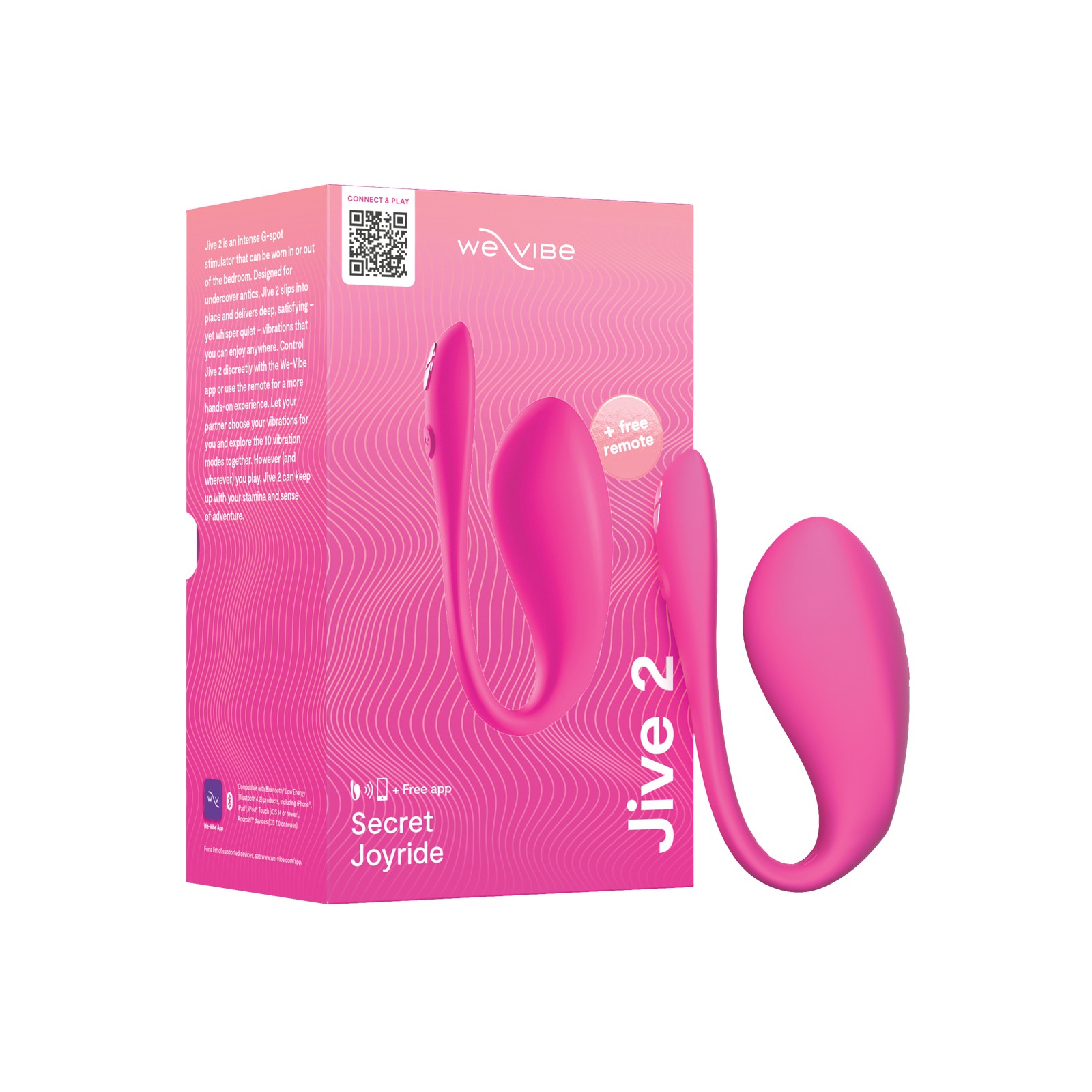 We-Vibe Jive 2 Rosa Eléctrico Vibrador G-Spot Mejorado