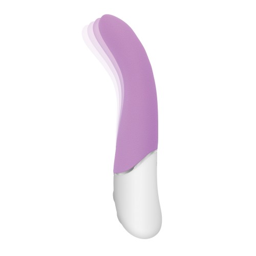 Evolved Slip of the Tongue Vibrador G-Spot Púrpura Blanco