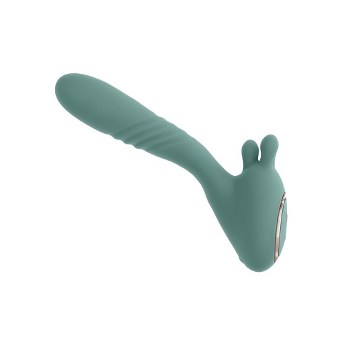 Evolved Thruster Rabbit Vibrator in Mint Color