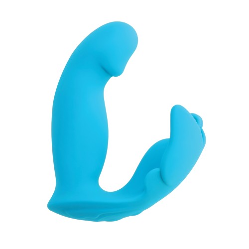 Evolved Spread Your Wings Rabbit Vibrator in Blue