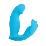 Evolved Spread Your Wings Rabbit Vibrator in Blue