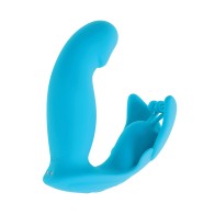 Evolved Spread Your Wings Rabbit Vibrator in Blue