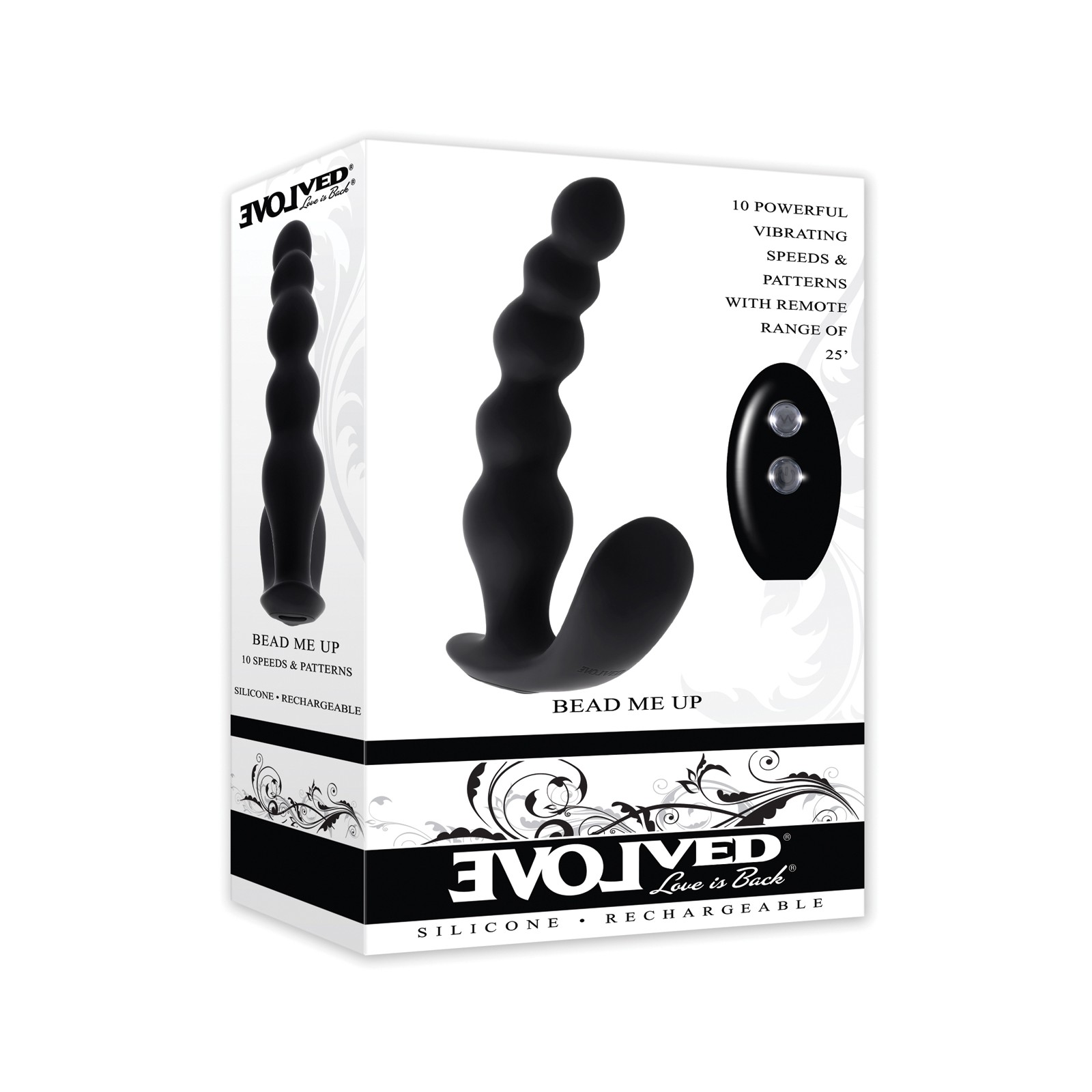 Evolved Bead Me Up Curved Anal Vibrator