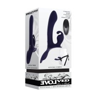 Evolved Estimulador Strap-On con Orejas de Conejo