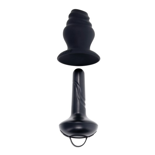 Gender X ECHO Vibrating Shaft with Removable Silicone Sleeve - Black