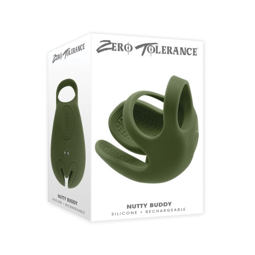 Zero Tolerance Nutty Buddy Cock & Ball Vibrator - Green