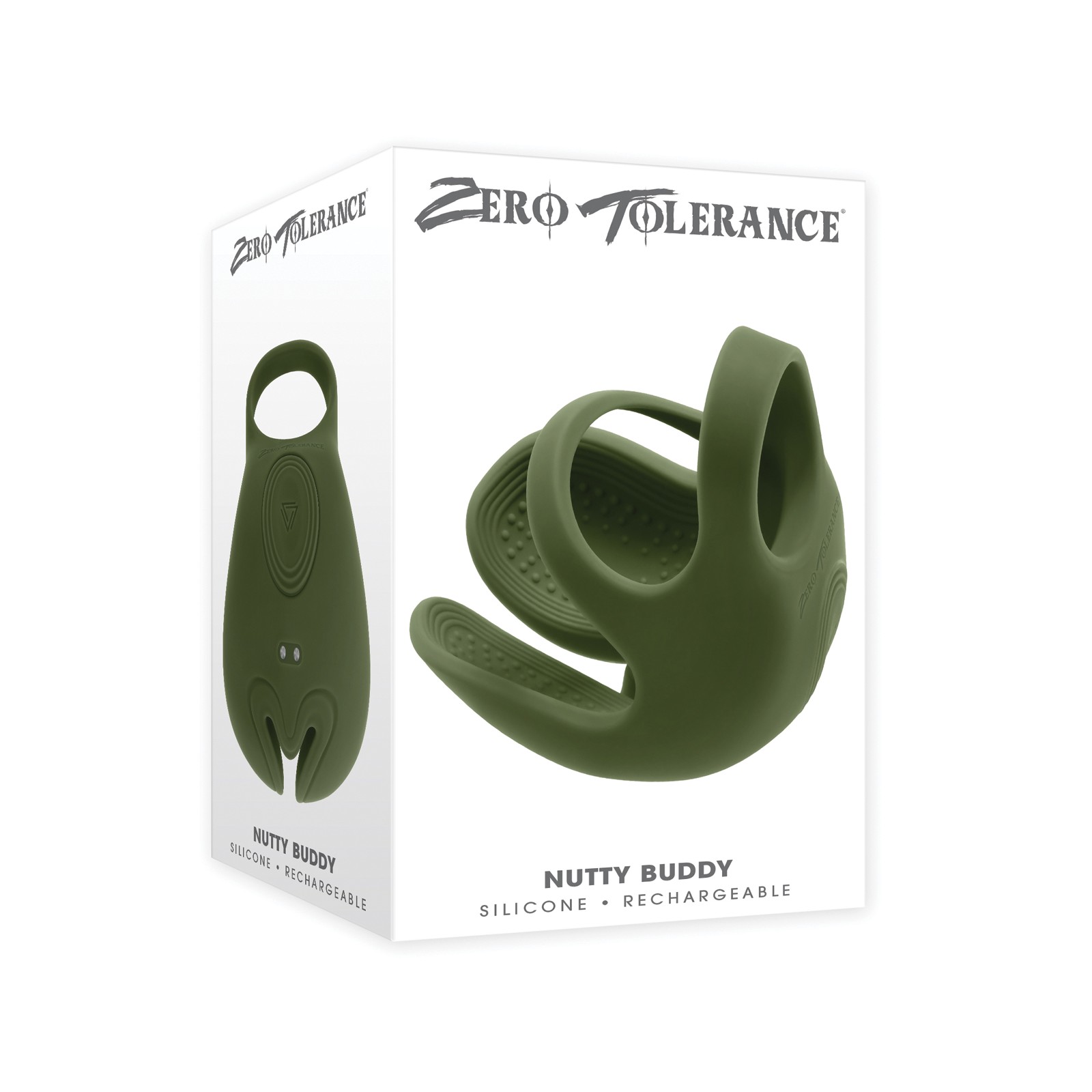 Zero Tolerance Nutty Buddy Vibrador para Pene y Testículos - Verde