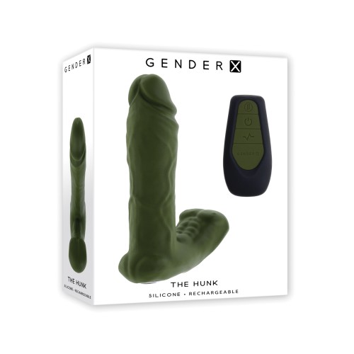 Gender X The Hunk Remote Controlled Dual Anal Vibrator - Green