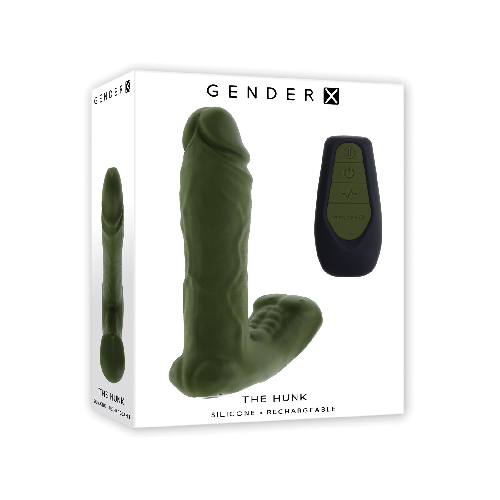 Gender X The Hunk Remote Controlled Dual Anal Vibrator - Green