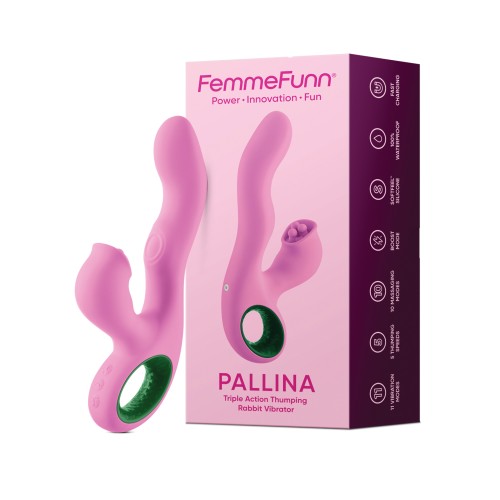 Conejo de Acción Triple Femme Funn Pallina - Placer Definitivo