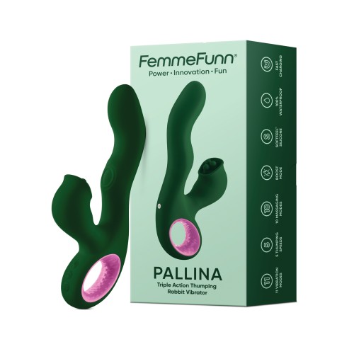 Conejo de Acción Triple Femme Funn Pallina - Placer Verde