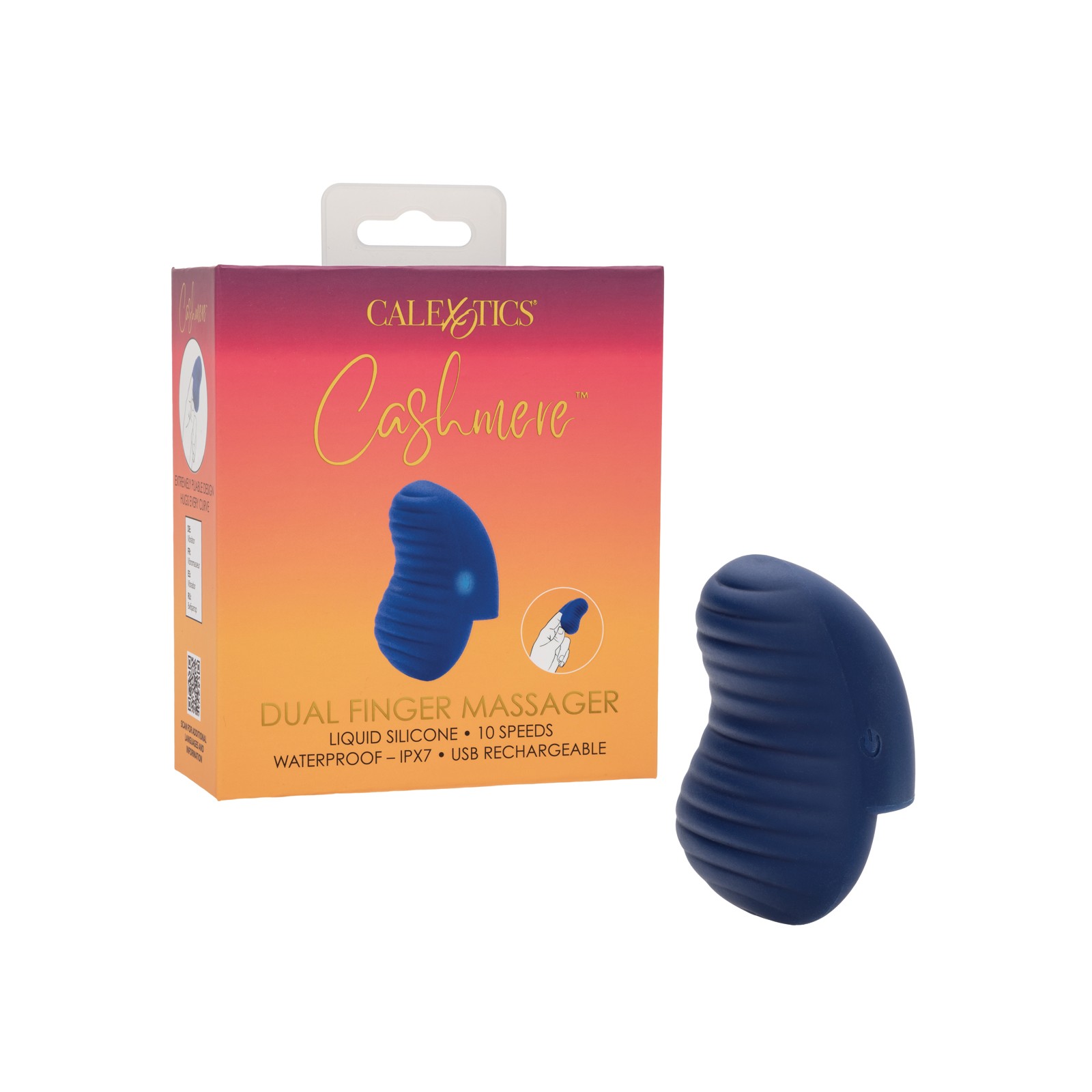 Cashmere Dual Finger Massager for Targeted Pleasure