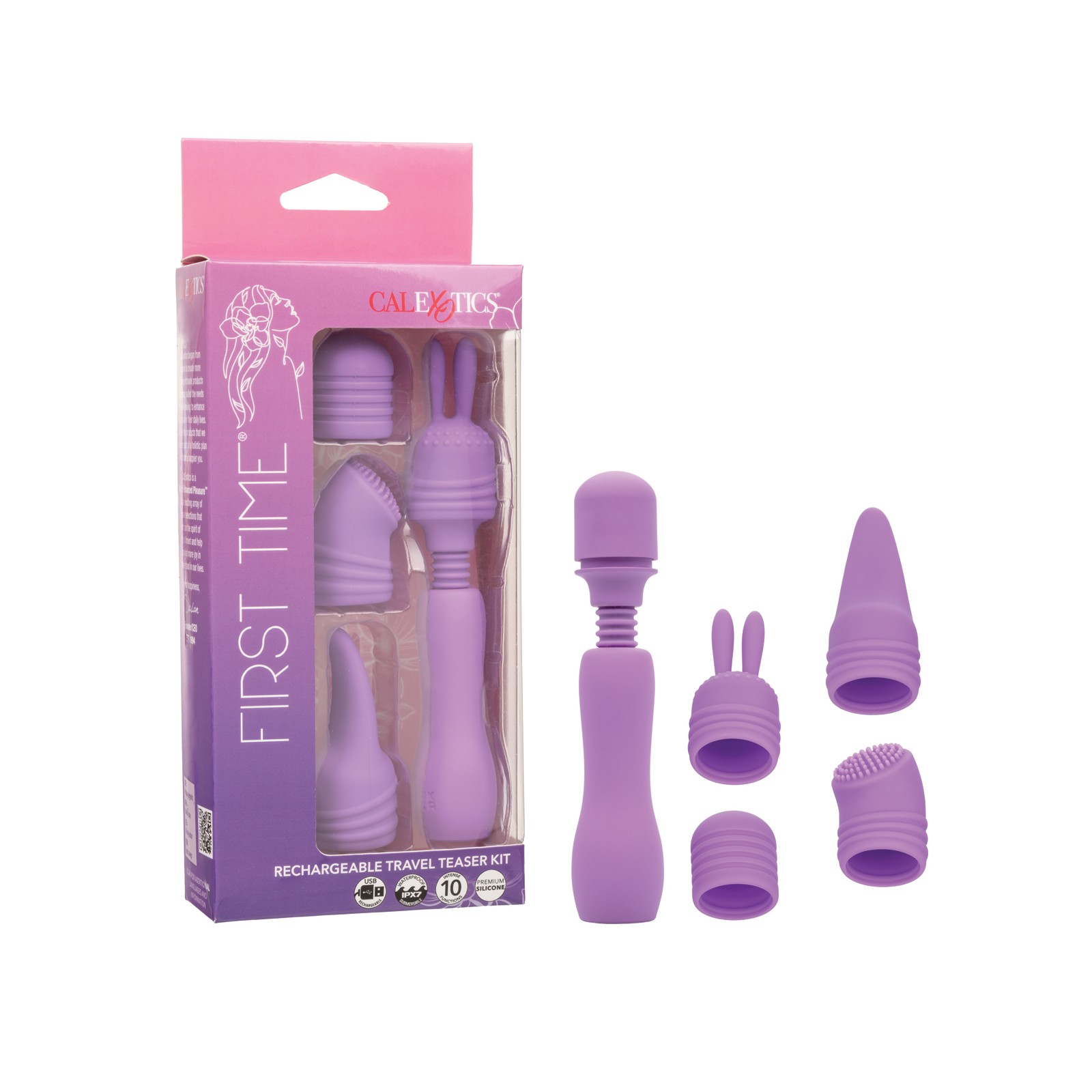 Rechargeable Travel Teaser Kit in Purple