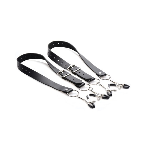 Master Series Labia Spreader with Clamps for Kinky Play