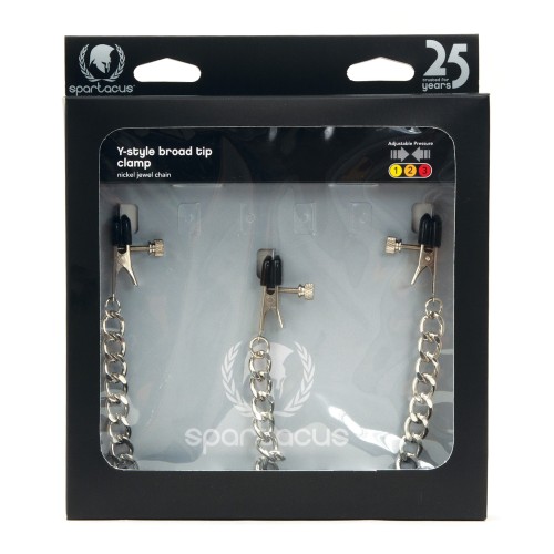 Spartacus Y-Style Nipple Clamps for Ultimate Pleasure Play