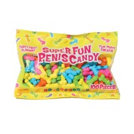 Dulce de Penis Super Divertido | Bolsa de 100 Pcs