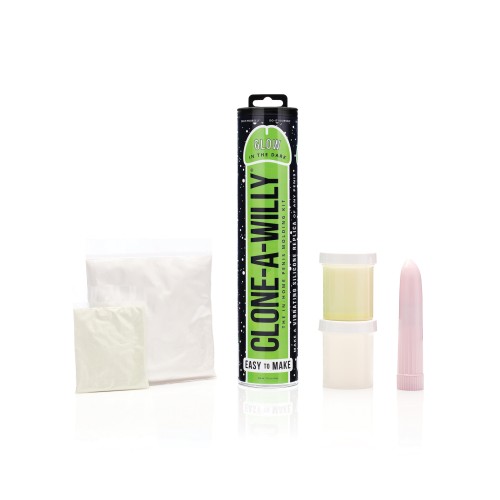 Clone-A-Willy Kit Vibrating Glow in the Dark - Green