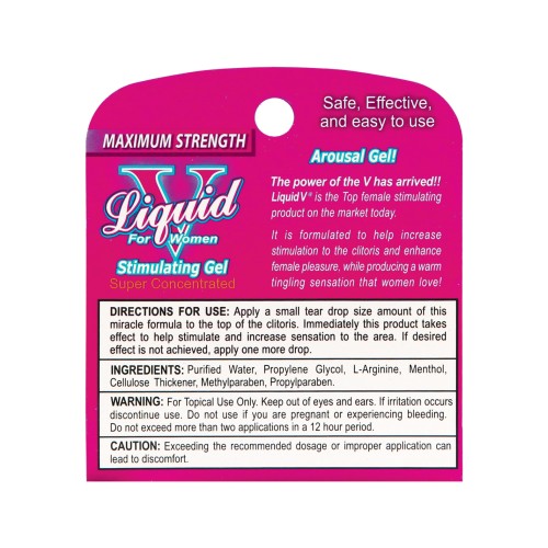 Liquid V Female Stimulant Pillow Box of 3 - Max Strength