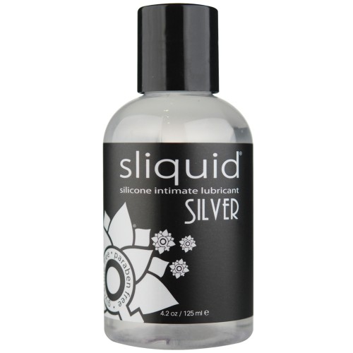 Lubricante de Silicona Sliquid Silver Libre de Glicerina y Parabenos - 4.2 oz