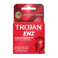 Condones Trojan Enz Sin Lubricante Caja de 3