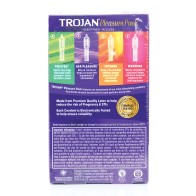 Condones Trojan Pleasure Caja Variada