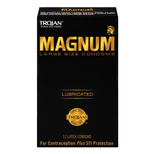 Trojan Magnum Condoms - Box of 12