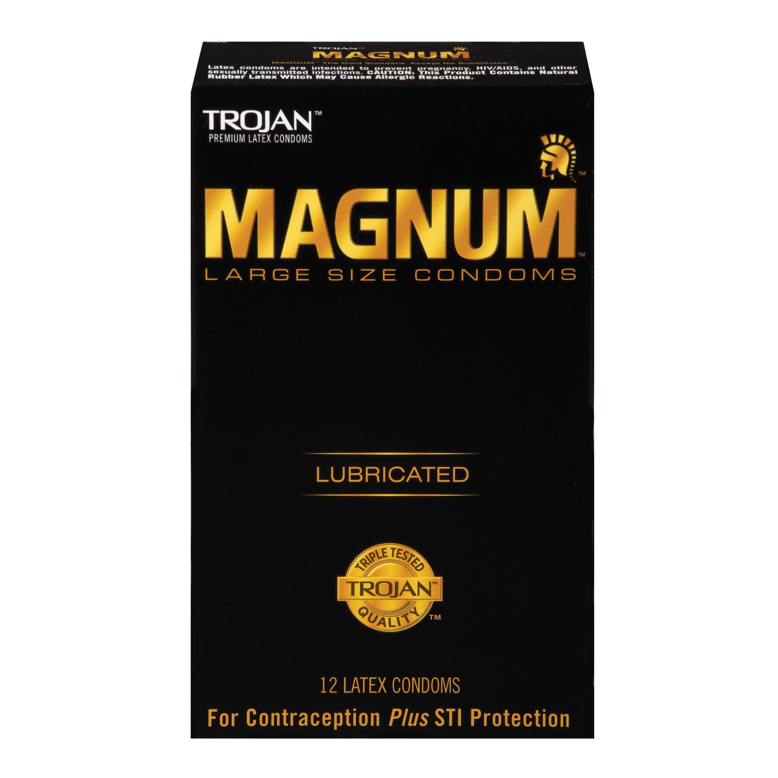 Condones Trojan Magnum - Caja de 12