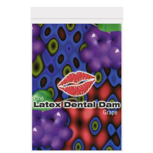 Trust Dam Latex Dental Dam in Grape Flavor